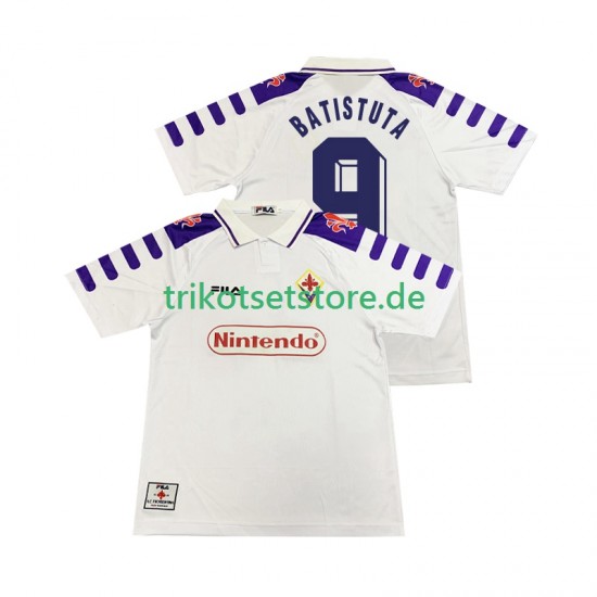 AC Florenz BASTUTA 9 Retro 1998 1999 Herren Trikot Auswärts Kurzarm