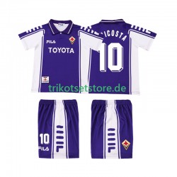 AC Florenz RUI COSTA 10 Retro 1999 2000 Kinder Trikotset Heim Kurzarm