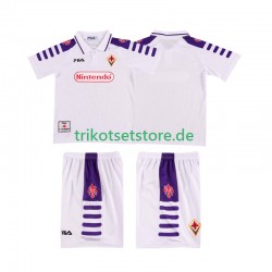 AC Florenz Retro 1998 1999 Kinder Trikotset Auswärts Kurzarm