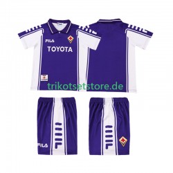 AC Florenz Retro 1999 2000 Kinder Trikotset Heim Kurzarm