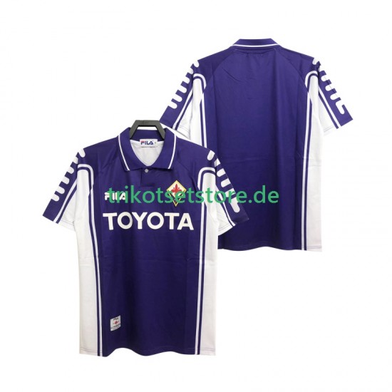AC Florenz Retro 1999 2000 Herren Trikot Heim Kurzarm