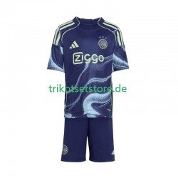 Ajax Amsterdam 2025-2026 Kinder Trikotset Auswärts Kurzarm