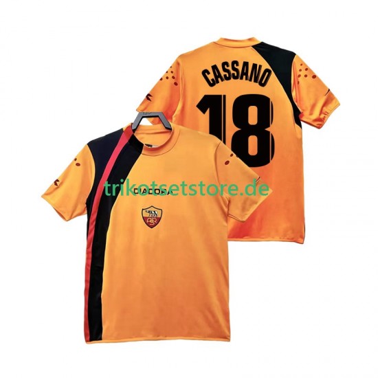 AS Rom CASSANO 18 Retro 2005 2006 Herren Trikot Heim Kurzarm