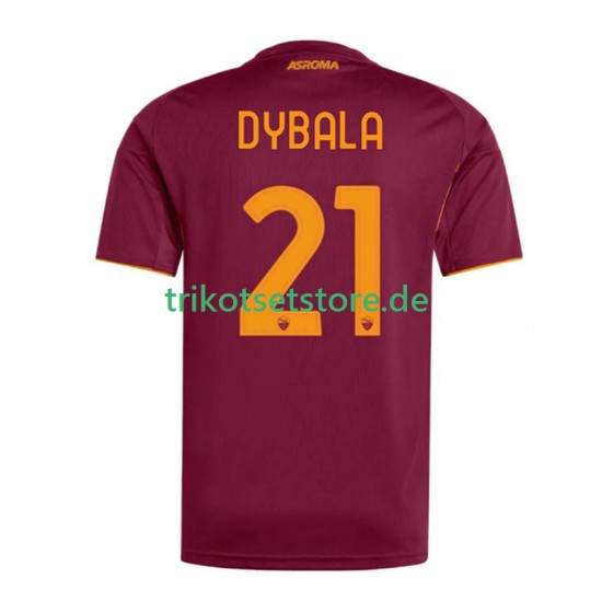 AS Rom Dybala 21 2025-2026 Herren Trikot Heim Kurzarm