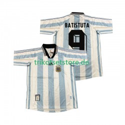 Argentinien BATISUTA 9 Retro 1998 Herren Trikot Heim Kurzarm