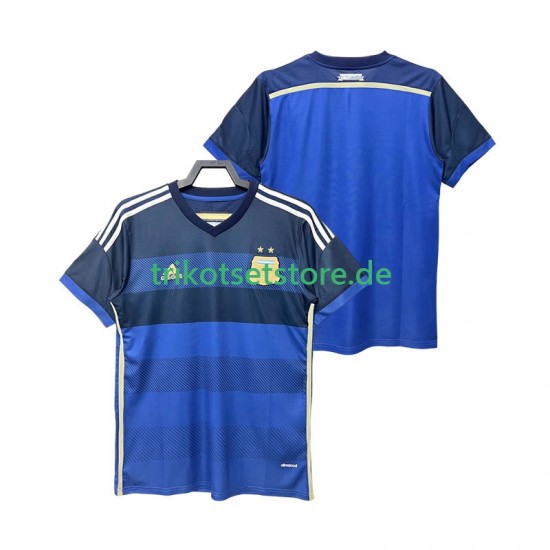 Argentinien Retro 2014 Herren Trikot Auswärts Kurzarm