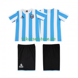 Argentinien Retro 1986 Kinder Trikotset Heim Kurzarm