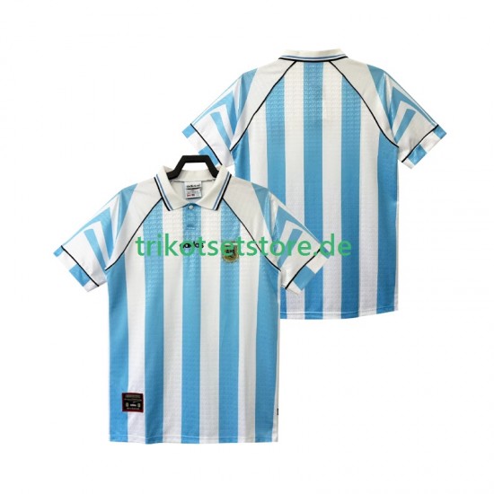 Argentinien Retro 1996 1997 Herren Trikot Heim Kurzarm