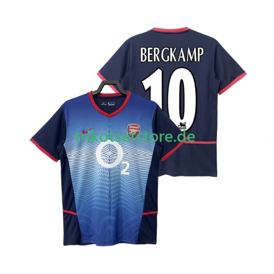 Arsenal BERGKAMP 10 Retro 2002 2004 Herren Trikot Auswärts Kurzarm