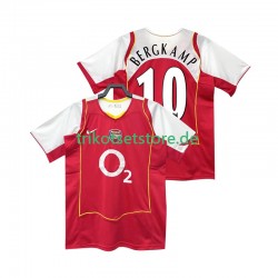 Arsenal BERGKAMP 10 Retro 2004 2005 Herren Trikot Heim Kurzarm