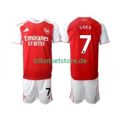 Arsenal Bukayo Saka 7 2025-2026 Kinder Trikotset Heim Kurzarm