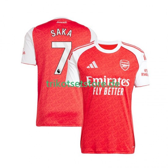 Arsenal Bukayo Saka 7 2025-2026 Herren Trikot Heim Kurzarm
