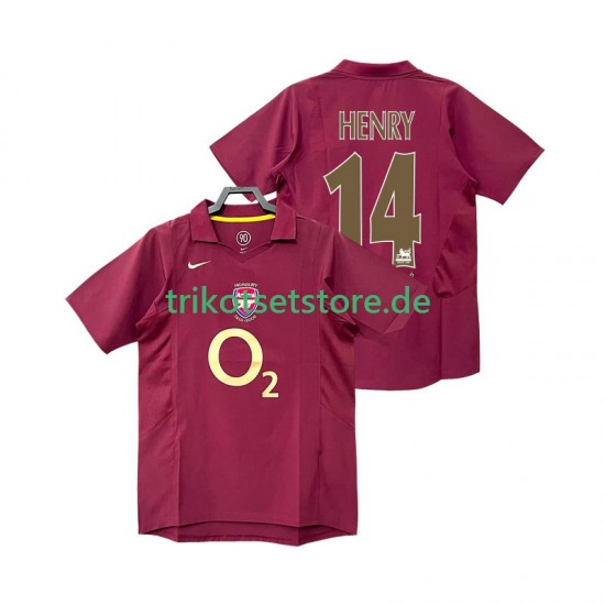 Arsenal Henry 14 Retro 2005 2006 Herren Trikot Heim Kurzarm