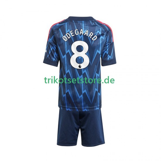 Arsenal Martin Odegaard 8 2025-2026 Kinder Trikotset Auswärts Kurzarm