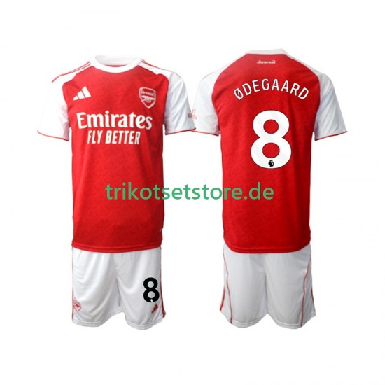 Arsenal Martin Odegaard 8 2025-2026 Kinder Trikotset Heim Kurzarm