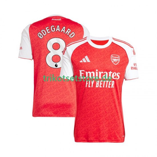 Arsenal Martin Odegaard 8 2025-2026 Herren Trikot Heim Kurzarm