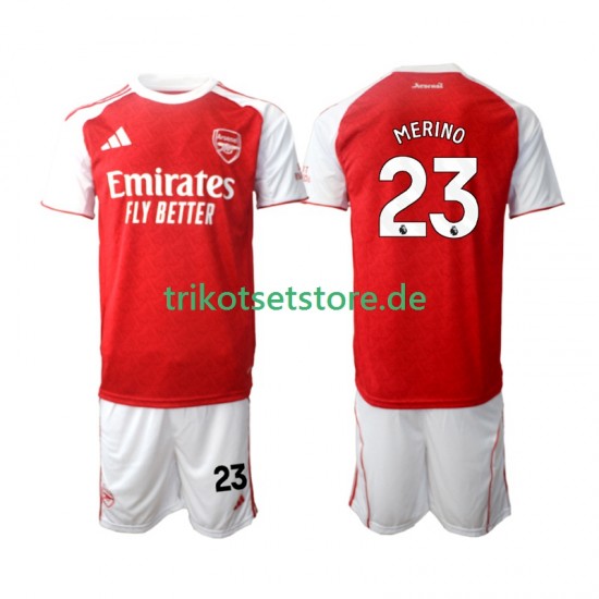 Arsenal Merino 23 2025-2026 Kinder Trikotset Heim Kurzarm