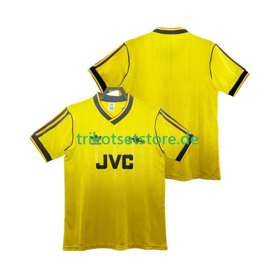 Arsenal Retro 1986 1988 Herren Trikot Auswärts Kurzarm