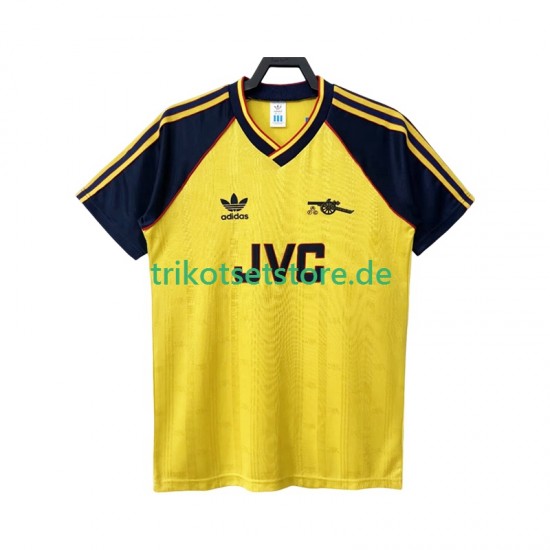 Arsenal Retro 1988 1990 Herren Trikot Auswärts Kurzarm
