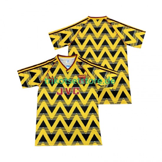 Arsenal Retro 1991 1993 Herren Trikot Auswärts Kurzarm