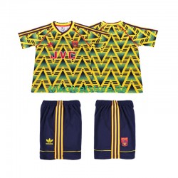 Arsenal Retro 1991 1993 Kinder Trikotset Auswärts Kurzarm