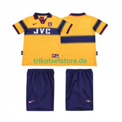 Arsenal Retro 1997 1999 Kinder Trikotset Auswärts Kurzarm