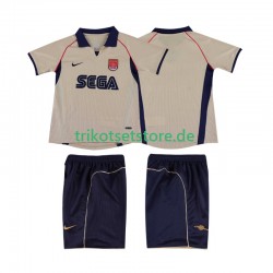 Arsenal Retro 2001 2002 Kinder Trikotset Auswärts Kurzarm