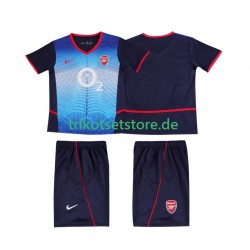 Arsenal Retro 2002 2004 Kinder Trikotset Auswärts Kurzarm