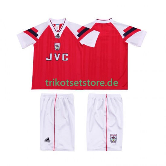 Arsenal Retro 1992 1994 Kinder Trikotset Heim Kurzarm