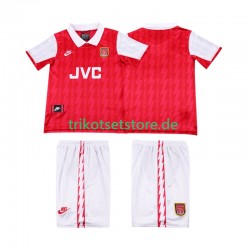 Arsenal Retro 1994 1996 Kinder Trikotset Heim Kurzarm