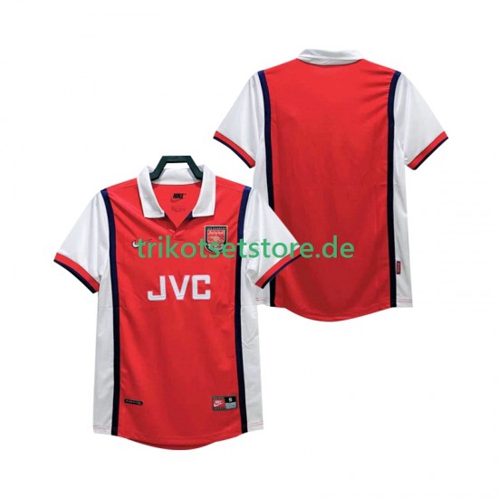 Arsenal Retro 1998 1999 Herren Trikot Heim Kurzarm