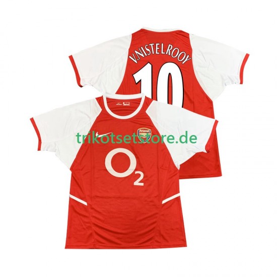 Arsenal Ruud van Nistelrooy 10 Retro 2002 2003 Herren Trikot Heim Kurzarm