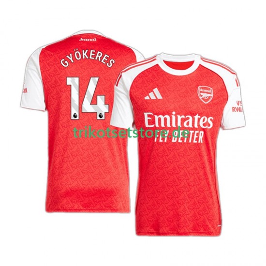 Arsenal Viktor Gyokeres 14 2025-2026 Herren Trikot Heim Kurzarm