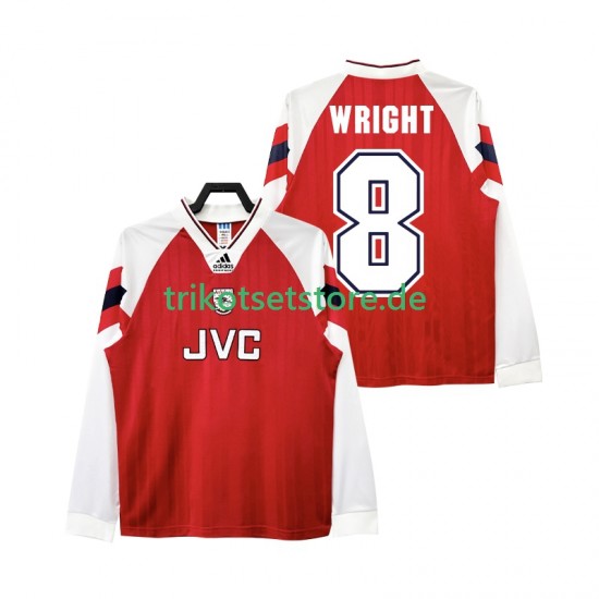 Arsenal WRIGHT 8 Retro 192 1994 Herren Trikot Heim Langarm