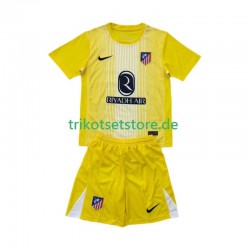 Atlético Madrid Torwart 2025-2026 Kinder Trikotset Heim Kurzarm