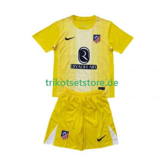 Atlético Madrid Torwart 2025-2026 Kinder Trikotset Heim Kurzarm