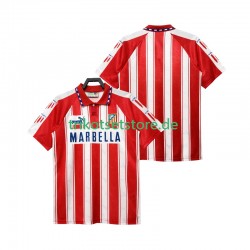 Atlético Madrid Retro 1994 1995 Herren Trikot Heim Kurzarm