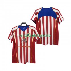 Atlético Madrid Retro 2004 2005 Herren Trikot Heim Kurzarm