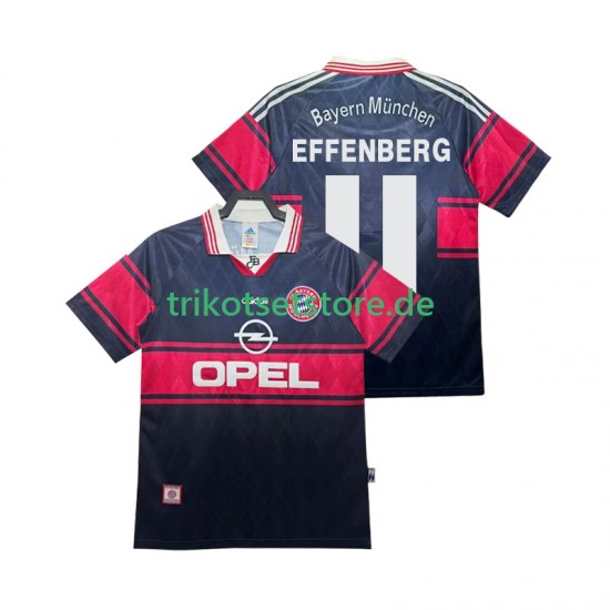 FC Bayern München Effenberg 11 Retro 1997 1999 Herren Trikot Heim Kurzarm