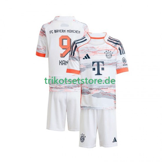 FC Bayern München Harry Kane 9 2025-2026 Kinder Trikotset Auswärts Kurzarm