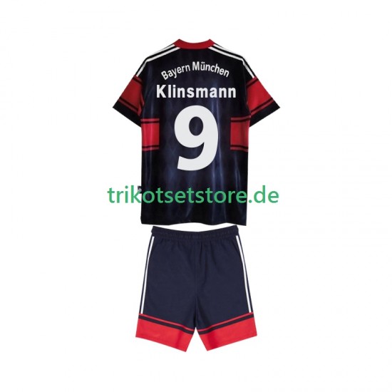FC Bayern München Klinsmann 9 Retro 1997 1999 Kinder Trikotset Heim Kurzarm