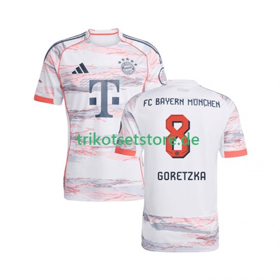 FC Bayern München Leon Goretzka 8 2025-2026 Herren Trikot Auswärts Kurzarm
