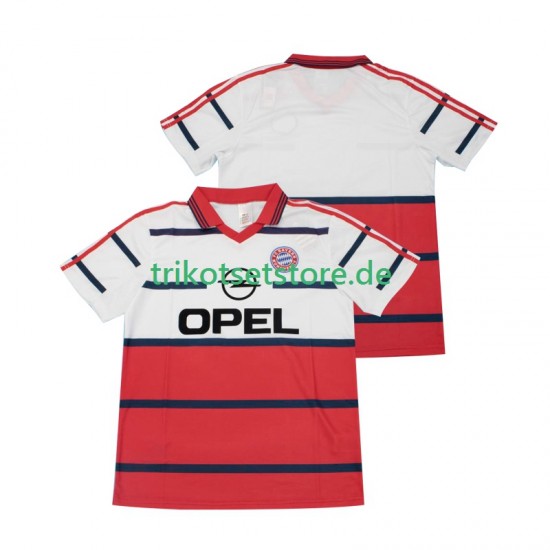 FC Bayern München Retro 1998 1999 Herren Trikot Auswärts Kurzarm