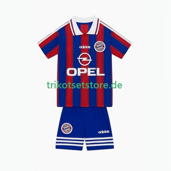 FC Bayern München Retro 1995 1997 Kinder Trikotset Heim Kurzarm