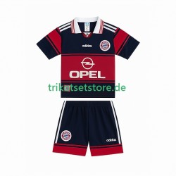 FC Bayern München Retro 1997 1999 Kinder Trikotset Heim Kurzarm
