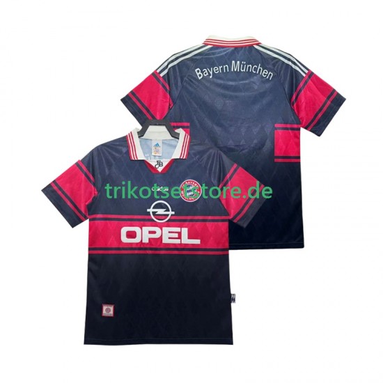 FC Bayern München Retro 1997 1999 Herren Trikot Heim Kurzarm