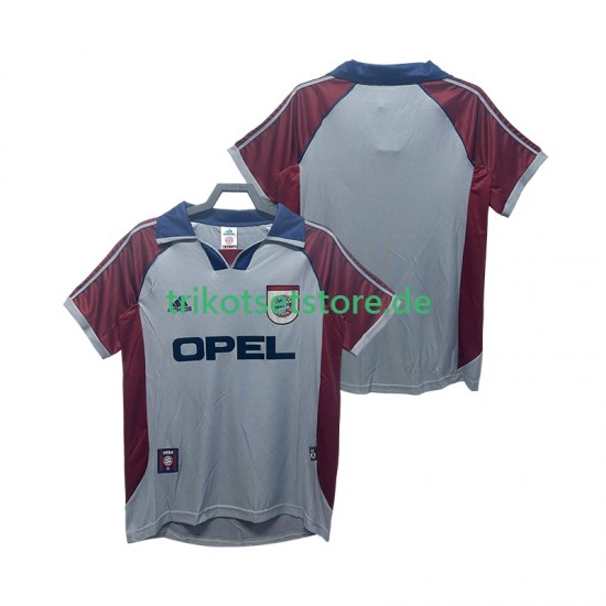 FC Bayern München Retro 1998 1999 Herren Trikot Ausweich Kurzarm
