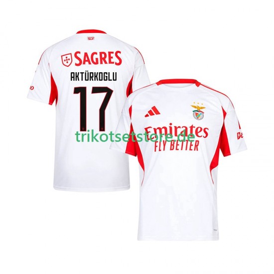 Benfica Kerem Akturkoglu 17 2025-2026 Herren Trikot Auswärts Kurzarm