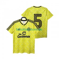 Borussia Dortmund 5 Retro 1988 1989 Herren Trikot Heim Kurzarm