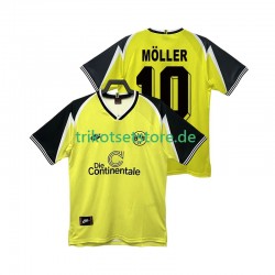 Borussia Dortmund Moller 10 Retro 1995 1996 Herren Trikot Heim Kurzarm